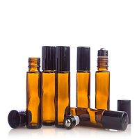 картинка Amber roller Bottle 6-Pack / Флаконы-роллеры, 5х10 мл. Эфирных масел doTERRA от интернет магазина aroma4you.ru