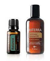 картинка Набор из Смеси масел Баланс и Базового масла  Эфирных масел doTERRA от интернет магазина aroma4you.ru