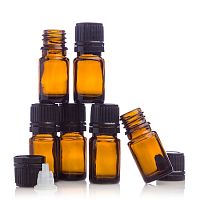 картинка Amber Bottle 6-Pack / Флаконы, 6 х 5 мл. Эфирных масел doTERRA от интернет магазина aroma4you.ru